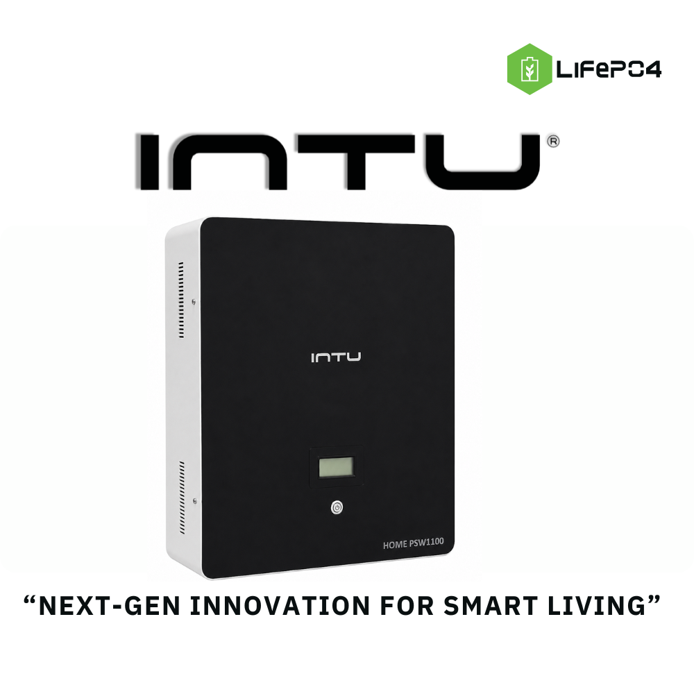 INTU Home PSW 1100 All-in-One Inbuilt Lithium Inverter and Battery — front view